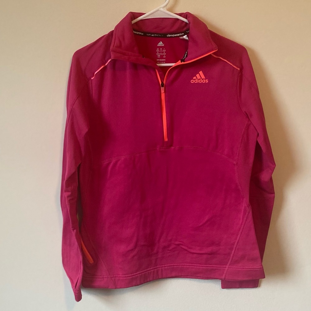Adidas ClimaWarm Quarter Zip Pink Jacket